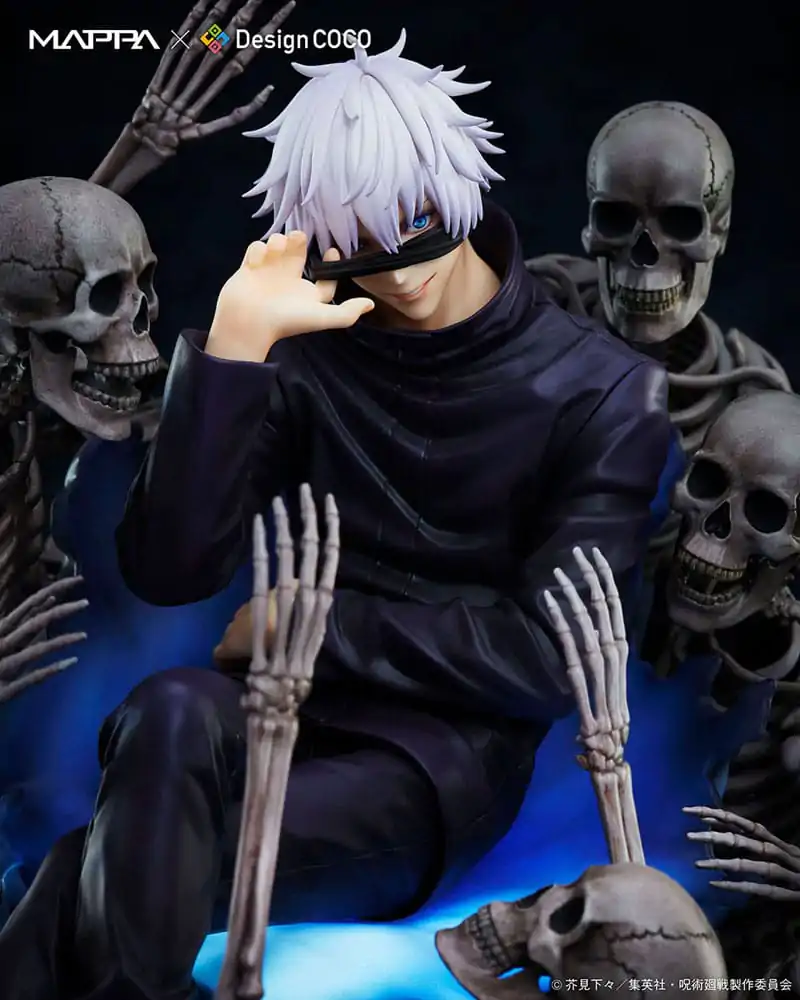 Jujutsu Kaisen Shibuya Incident Mappa x Design Coco PVC Kip 1/7 Satoru Gojo 23 cm fotografija izdelka