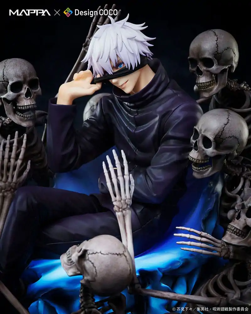 Jujutsu Kaisen Shibuya Incident Mappa x Design Coco PVC Kip 1/7 Satoru Gojo 23 cm fotografija izdelka