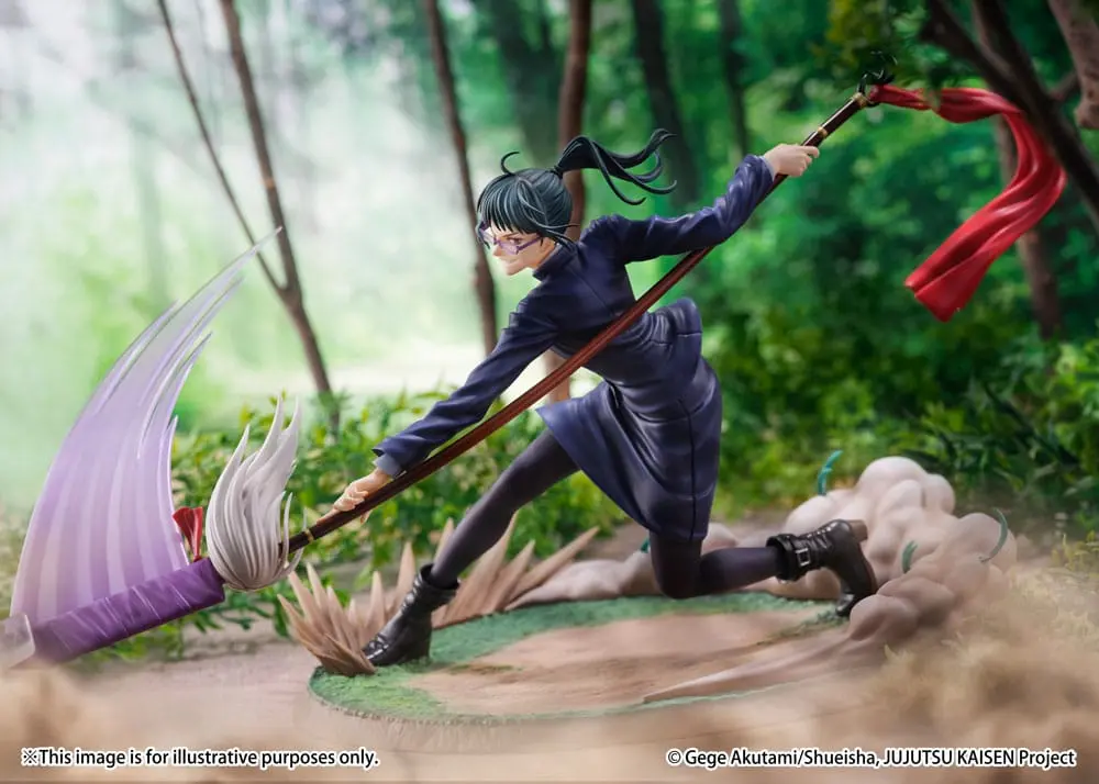 Jujutsu Kaisen SHIBUYA SCRAMBLE FIGURE PVC Kip 1/7 Maki Zen'in 23 cm fotografija izdelka