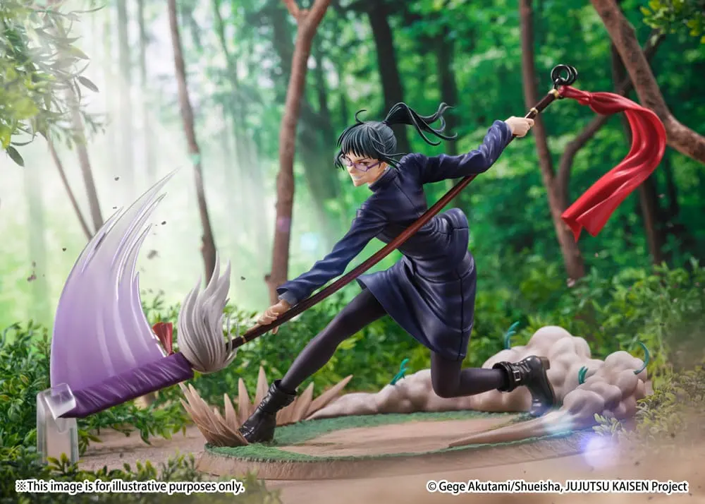 Jujutsu Kaisen SHIBUYA SCRAMBLE FIGURE PVC Kip 1/7 Maki Zen'in 23 cm fotografija izdelka