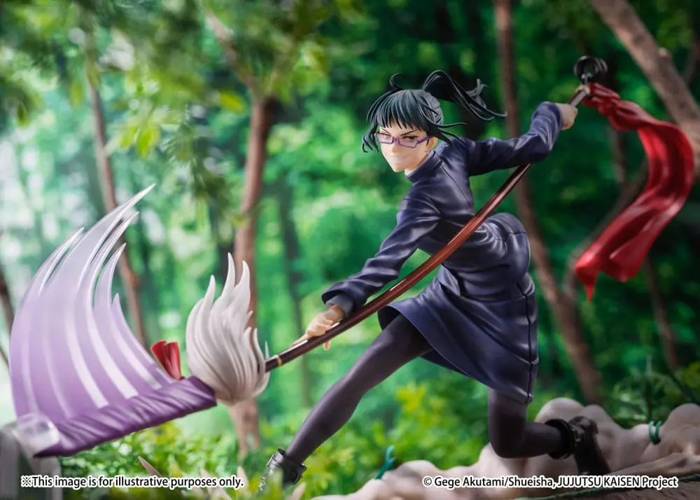 Jujutsu Kaisen SHIBUYA SCRAMBLE FIGURE PVC Kip 1/7 Maki Zen'in 23 cm fotografija izdelka