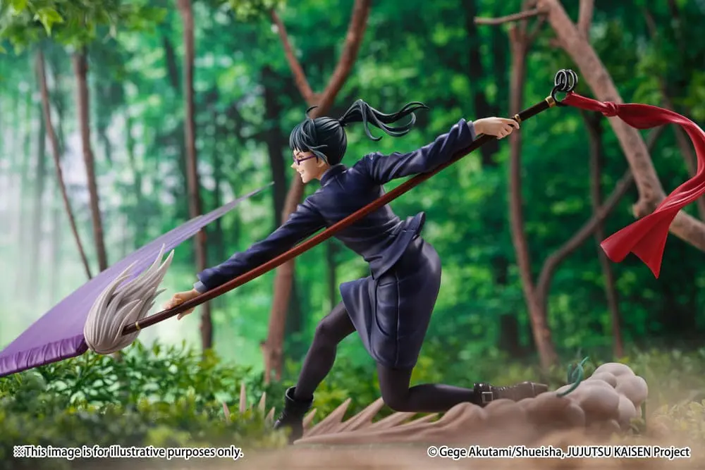 Jujutsu Kaisen SHIBUYA SCRAMBLE FIGURE PVC Kip 1/7 Maki Zen'in 23 cm fotografija izdelka