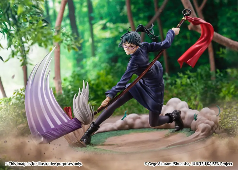 Jujutsu Kaisen SHIBUYA SCRAMBLE FIGURE PVC Kip 1/7 Maki Zen'in 23 cm fotografija izdelka