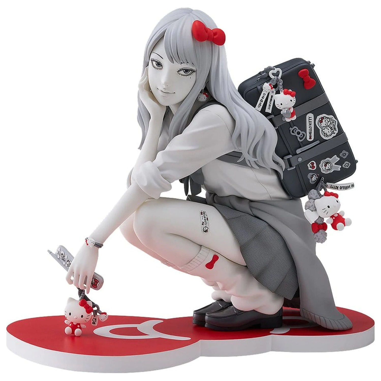 Junji Ito PVC figura Gyaru Tomie x Hello Kitty 14 cm fotografija izdelka