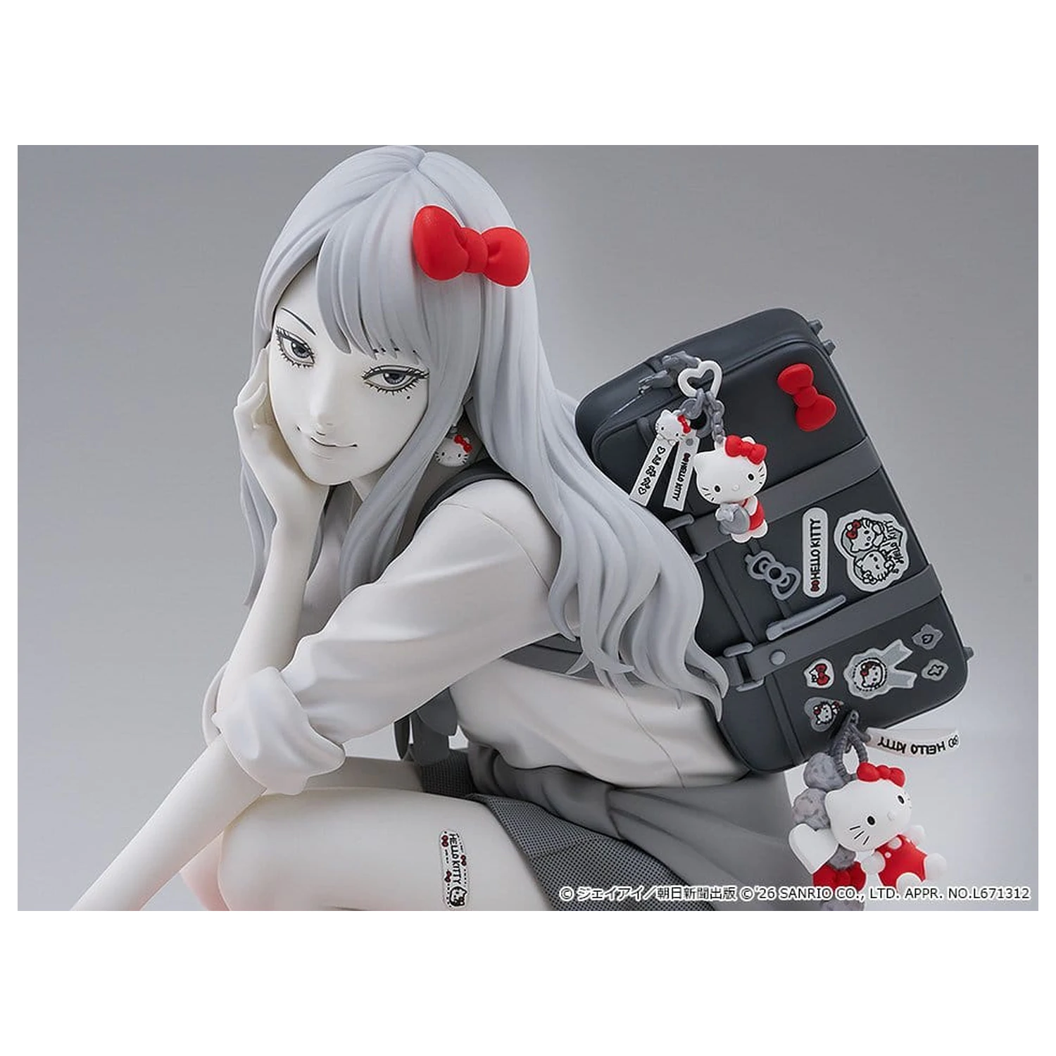 Junji Ito PVC figura Gyaru Tomie x Hello Kitty 14 cm fotografija izdelka
