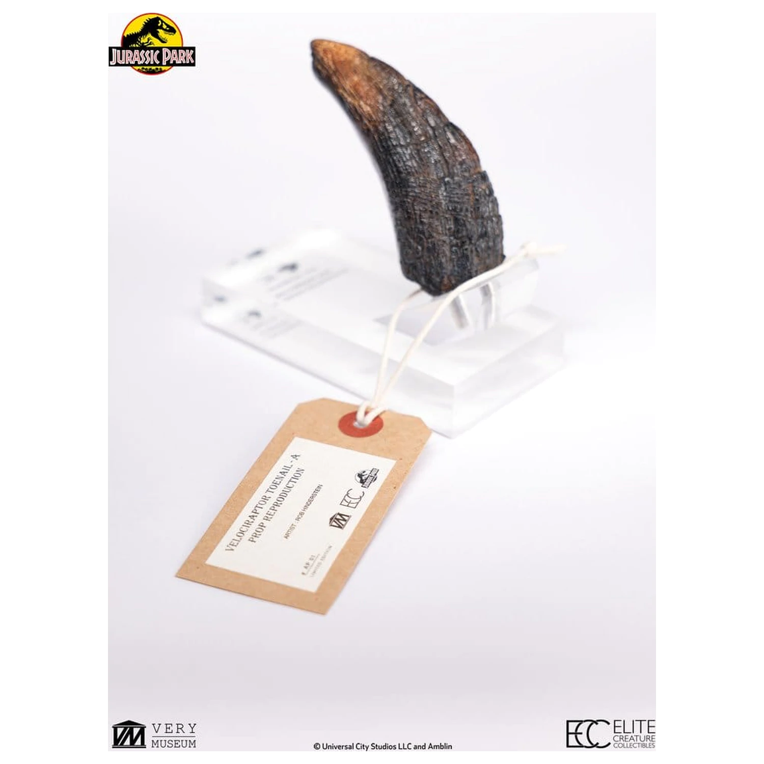 Jurassic Park 1/1 Replika kremplja Velociraptor tip A 11 cm fotografija izdelka