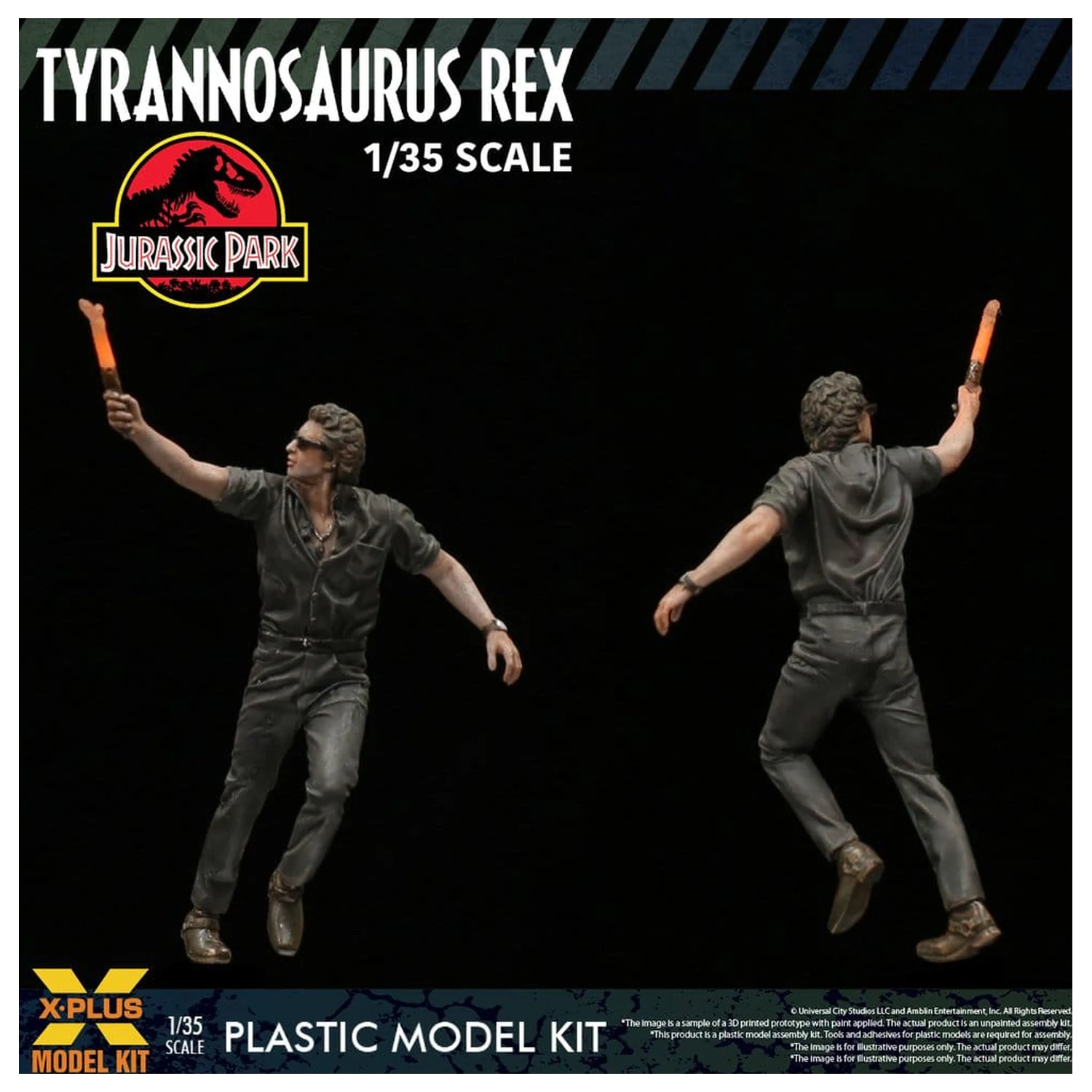 Jurassic Park Plastični model Komplet 1/35 Tyrannosaurus Rex 42 cm fotografija izdelka