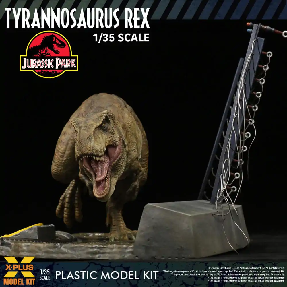 Jurassic Park Plastični model komplet 1/35 Tyrannosaurus Rex 42 cm fotografija izdelka