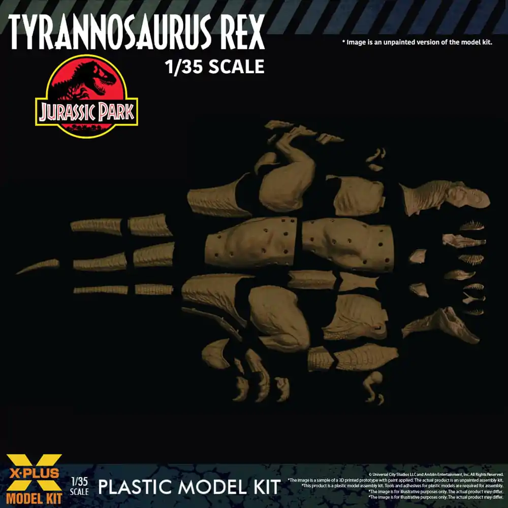 Jurassic Park Plastični model komplet 1/35 Tyrannosaurus Rex 42 cm fotografija izdelka