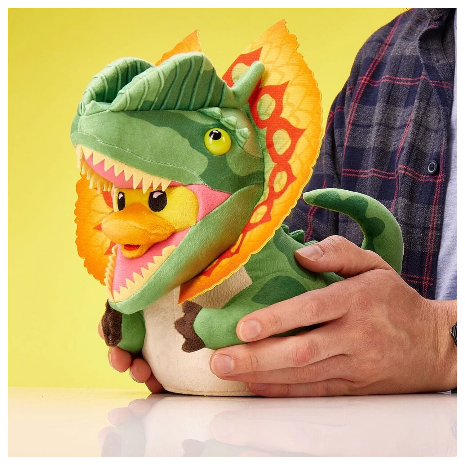 Jurassic Park Dilophosaurus plišasta igrača 23cm fotografija izdelka