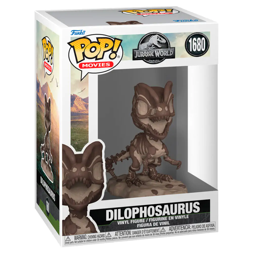 Jurassic Park Fossil Funko POP! Movies Vinilna Figura Dilophosaurus 9 cm fotografija izdelka
