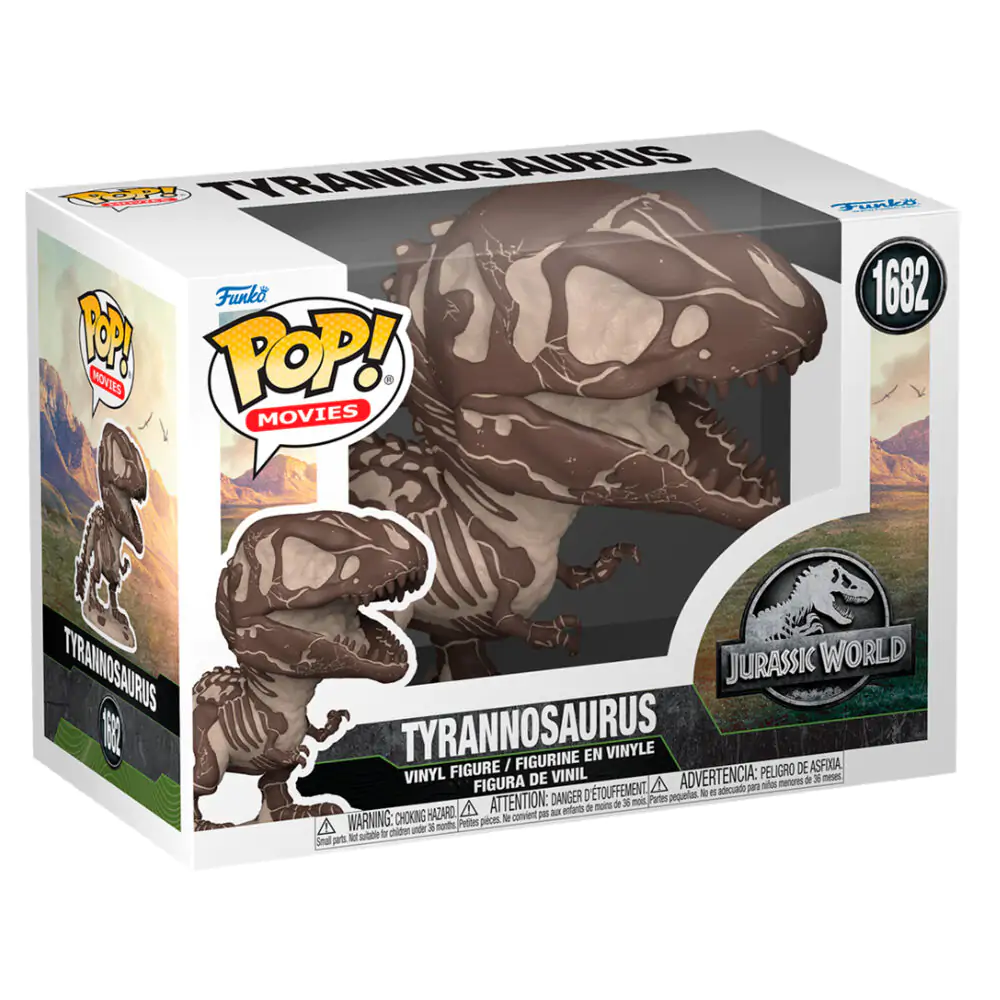 Jurassic Park Fossil Funko POP! Movies Vinilna Figura Tyrannosaurus 9 cm fotografija izdelka