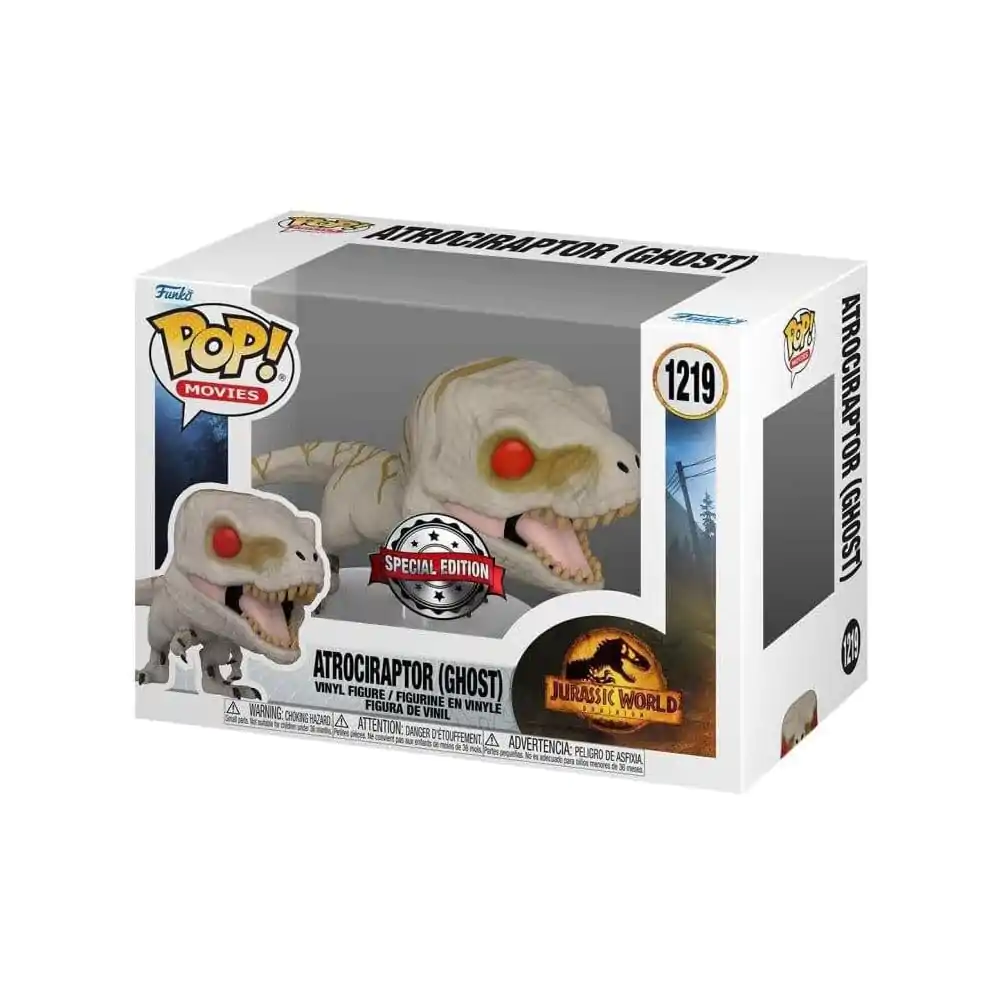 Jurassic Park Funko POP! Movies Vinil Figura Atrociraptor (Ghost) Ekskluzivno 9 cm fotografija izdelka