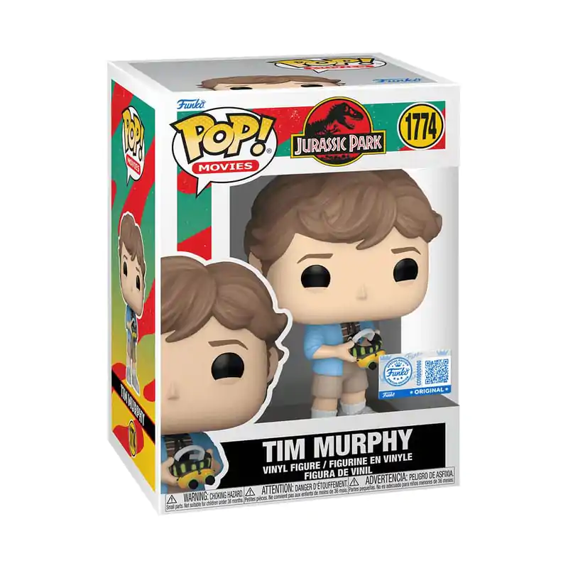 Jurassic Park Funko POP! Movies Vinilna figura Tim Murphy z očali *Ekskluzivna različica* 9 cm fotografija izdelka