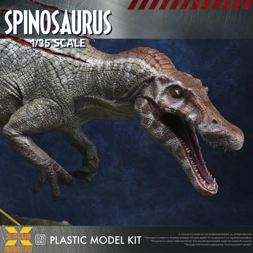 Jurassic Park III Plastični Model Komplet 1/35 Spinosaurus 41 cm fotografija izdelka