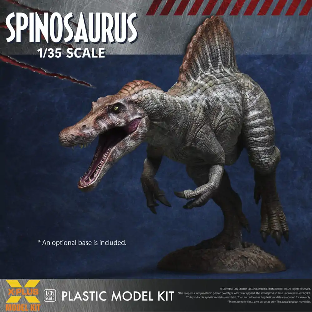 Jurassic Park III Plastični Model Komplet 1/35 Spinosaurus 41 cm fotografija izdelka