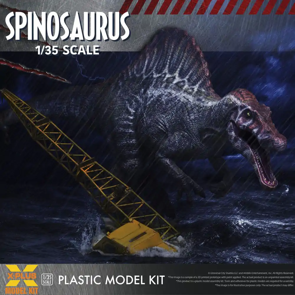 Jurassic Park III Plastični Model Komplet 1/35 Spinosaurus 41 cm fotografija izdelka