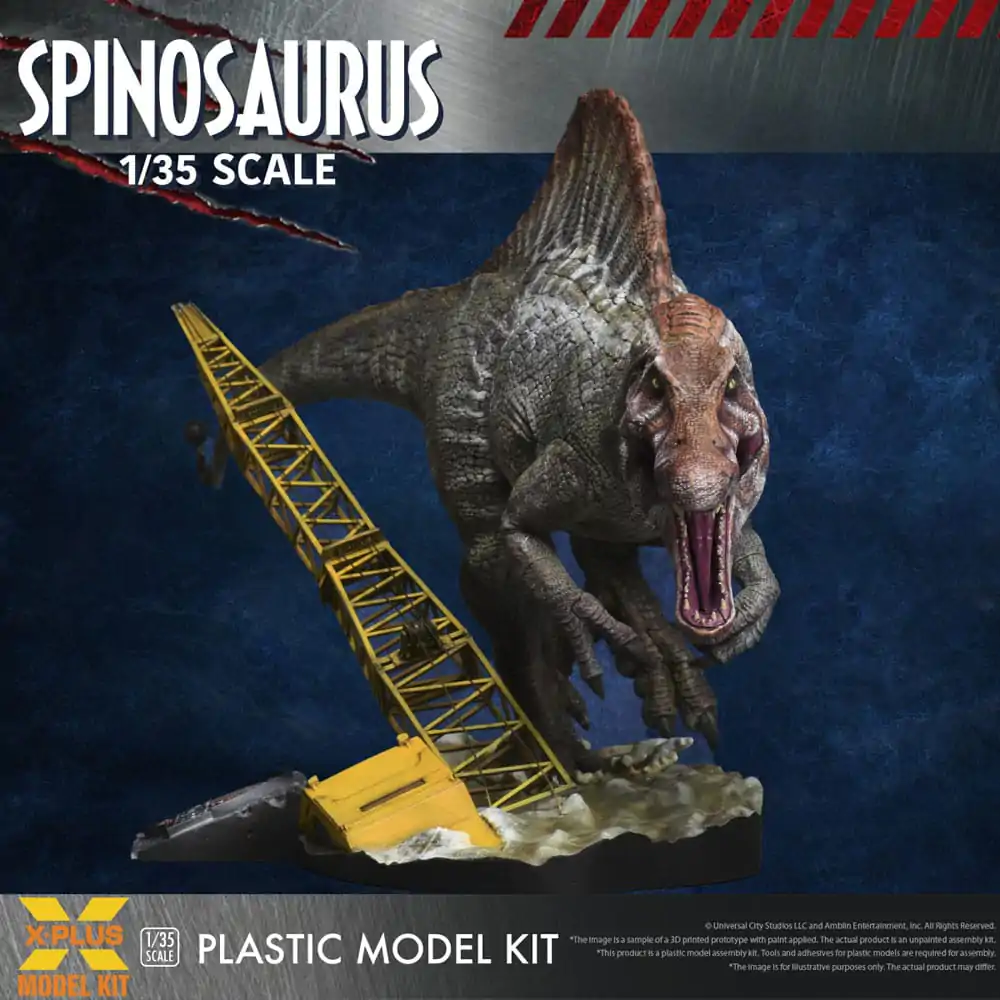 Jurassic Park III Plastični Model Komplet 1/35 Spinosaurus 41 cm fotografija izdelka