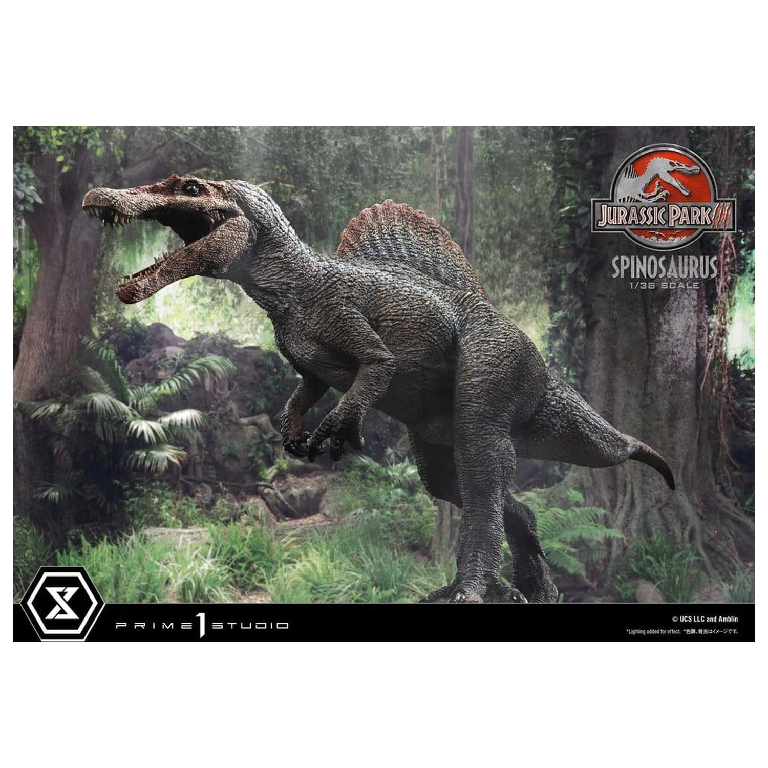 Jurassic Park III (Film) Prime Collectible Figures kip 1/38 Spinosaurus 24 cm fotografija izdelka