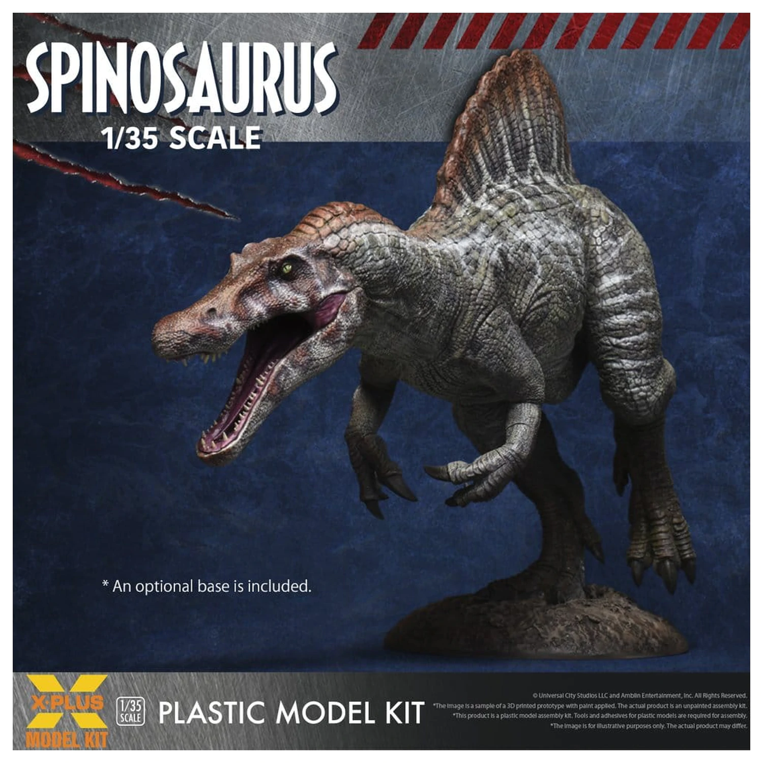 Jurassic Park III plastični model Kit 1/35 Spinosaurus 19 cm (Reprodukcija) fotografija izdelka