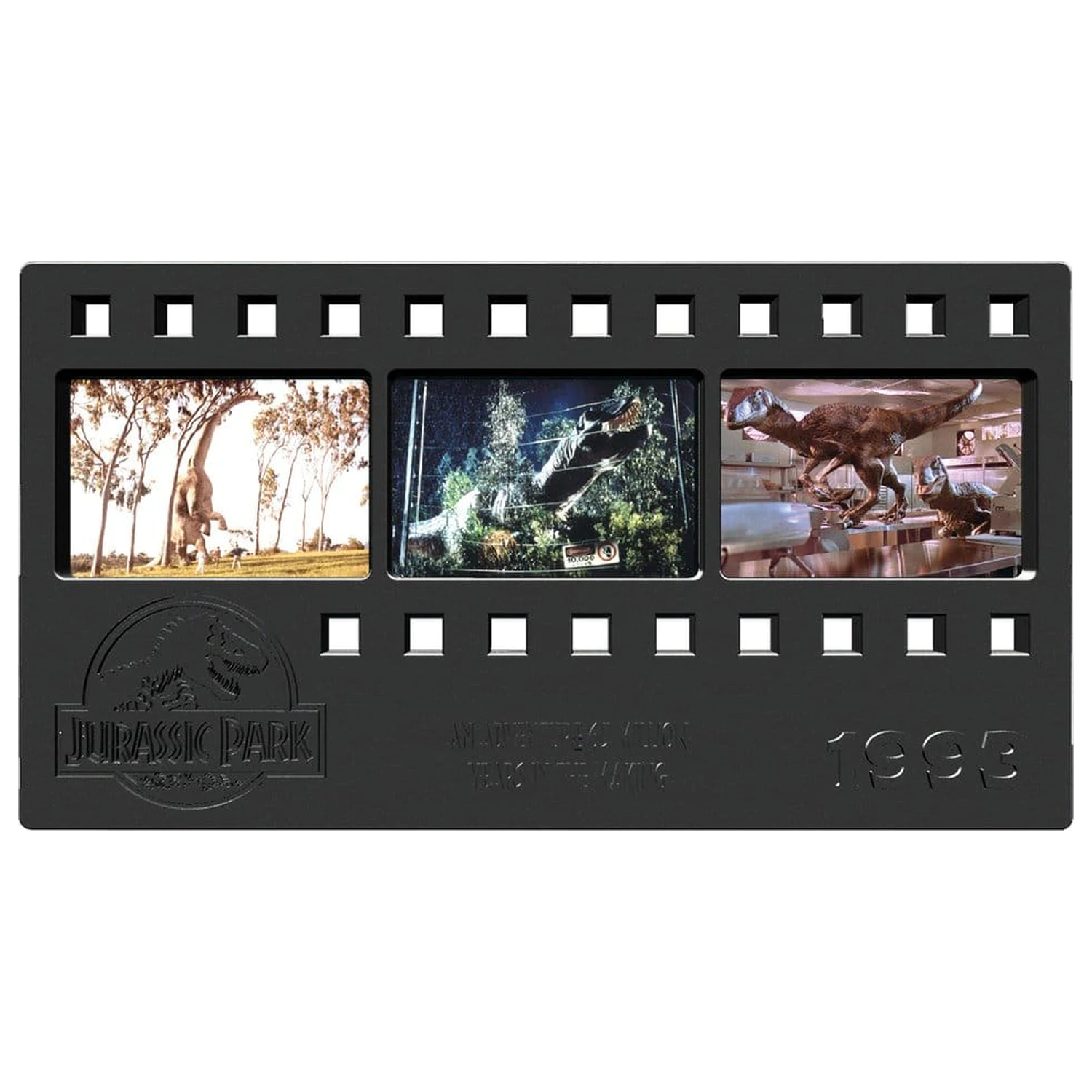 Jurassic Park Ingot kovinski filmski trak zbirateljski 12 cm fotografija izdelka