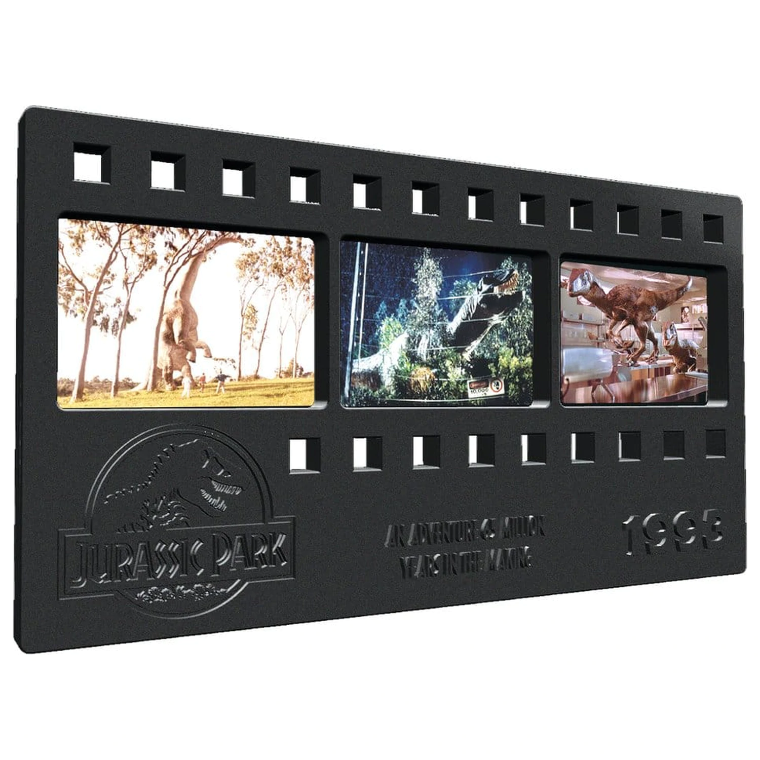 Jurassic Park Ingot kovinski filmski trak zbirateljski 12 cm fotografija izdelka