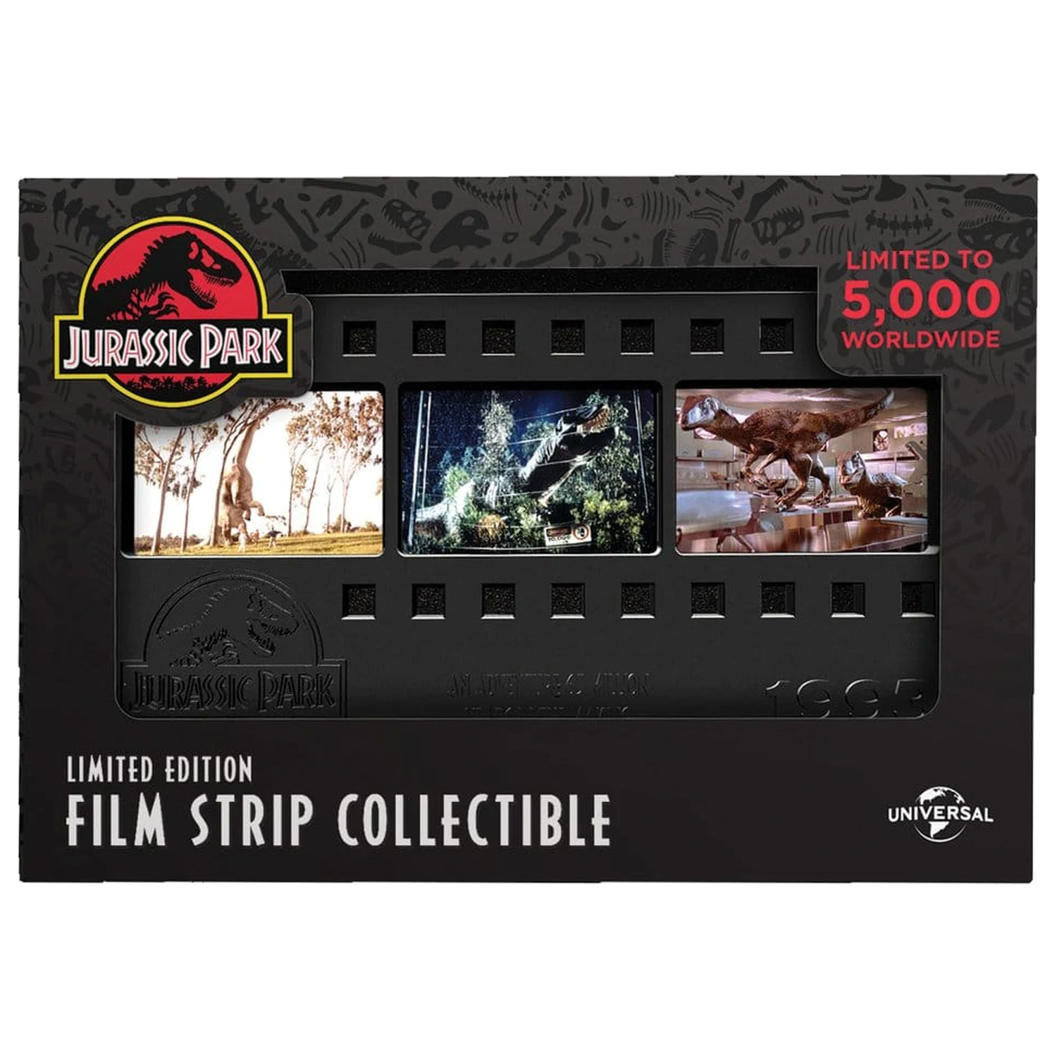 Jurassic Park Ingot kovinski filmski trak zbirateljski 12 cm fotografija izdelka