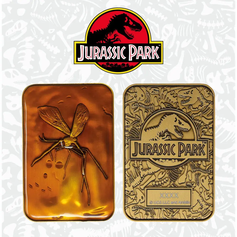 Jurassic Park Ingot Komar v jantarju Limited Edition fotografija izdelka