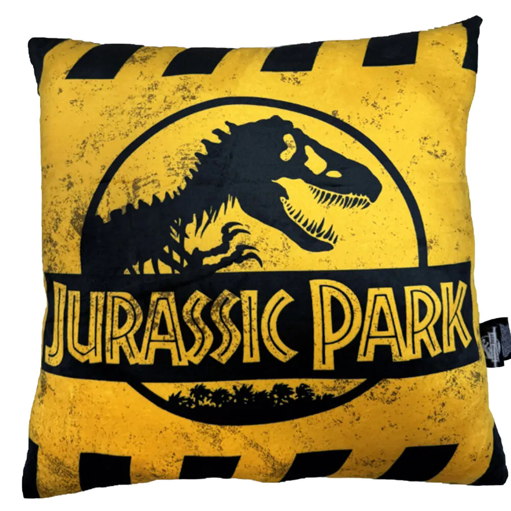 Jurassic Park Blazina Pozor Rumena Logo 40 x 40 cm fotografija izdelka