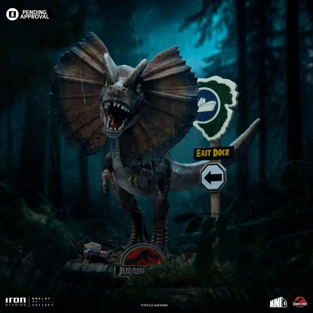 Jurassic Park Mini Co. PVC Kip Dilophosaurus 12 cm fotografija izdelka