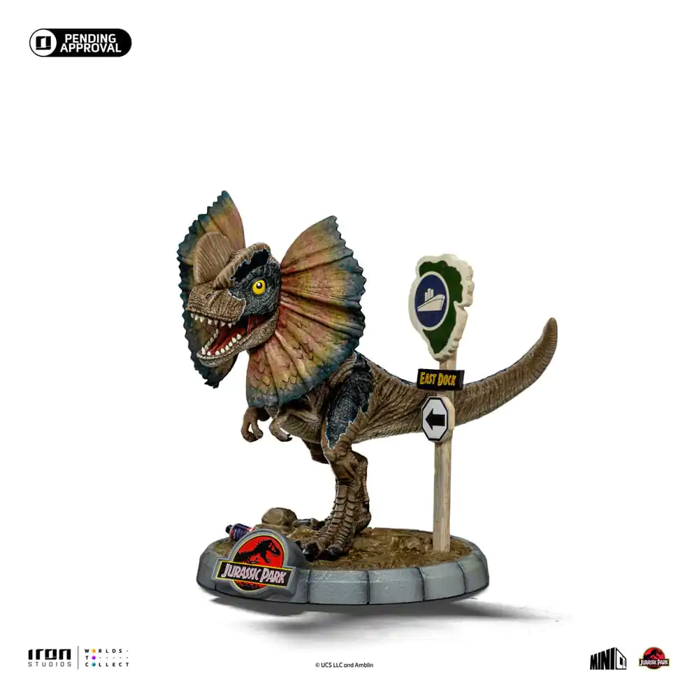 Jurassic Park Mini Co. PVC Kip Dilophosaurus 12 cm fotografija izdelka