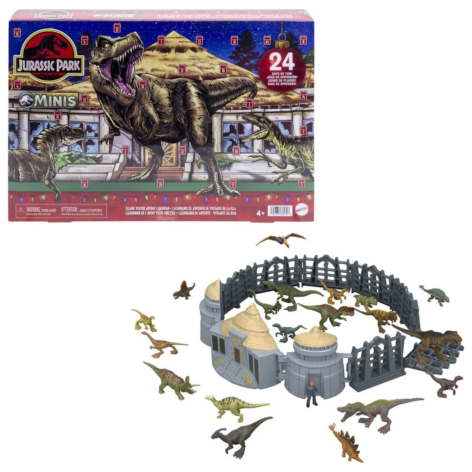 Jurassic Park Minis adventni koledar Island Visitor fotografija izdelka