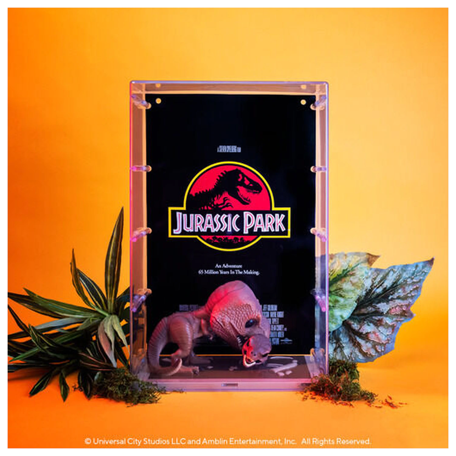 Jurassic Park POP! Filmski plakat & Figura Tyrannosaurus Rex & Velociraptor 9 cm fotografija izdelka