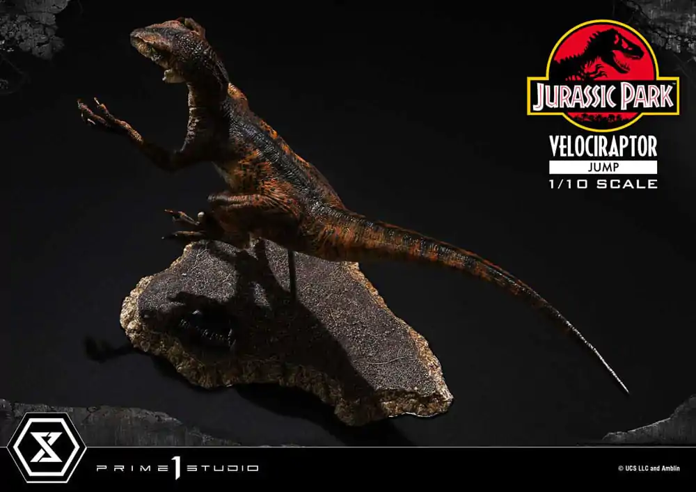 Jurassic Park Prime Collectibles kip 1/10 Velociraptor Jump 21 cm fotografija izdelka