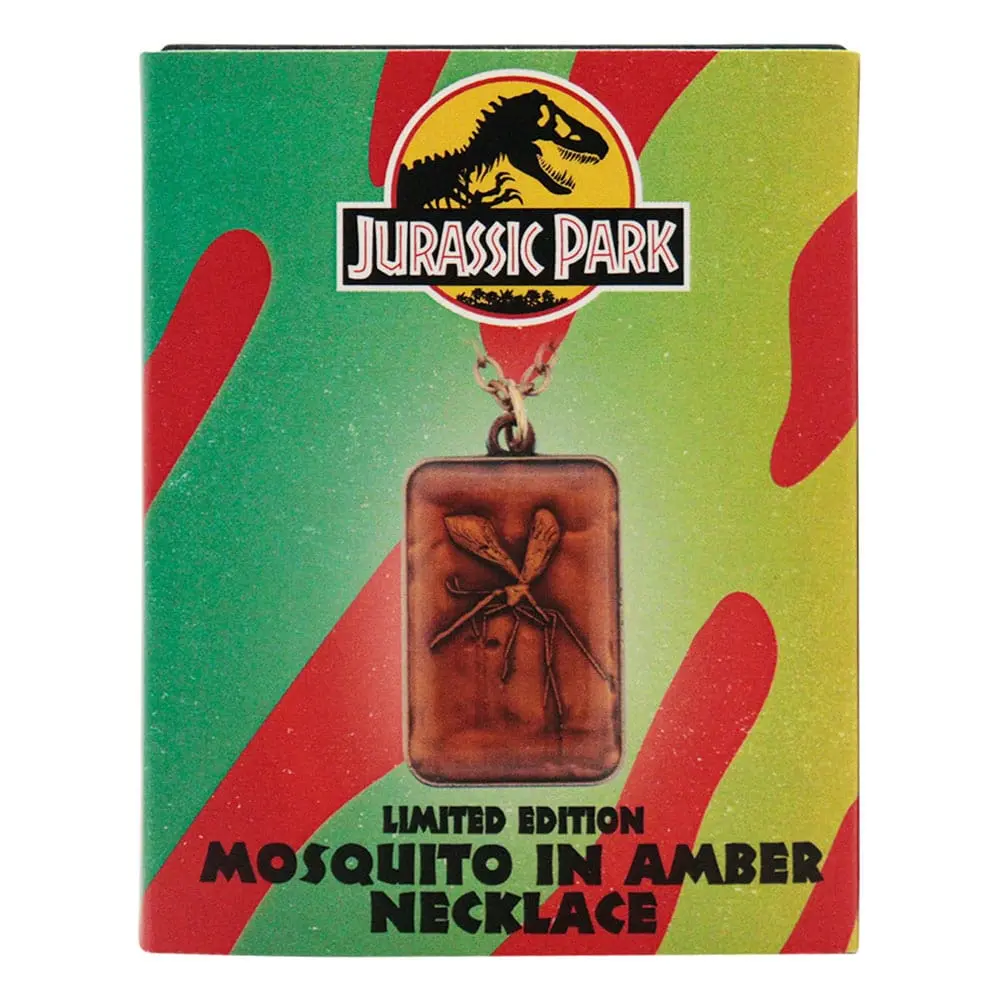 Jurassic Park replika ogrlica z amber obeskom Limited Edition fotografija izdelka