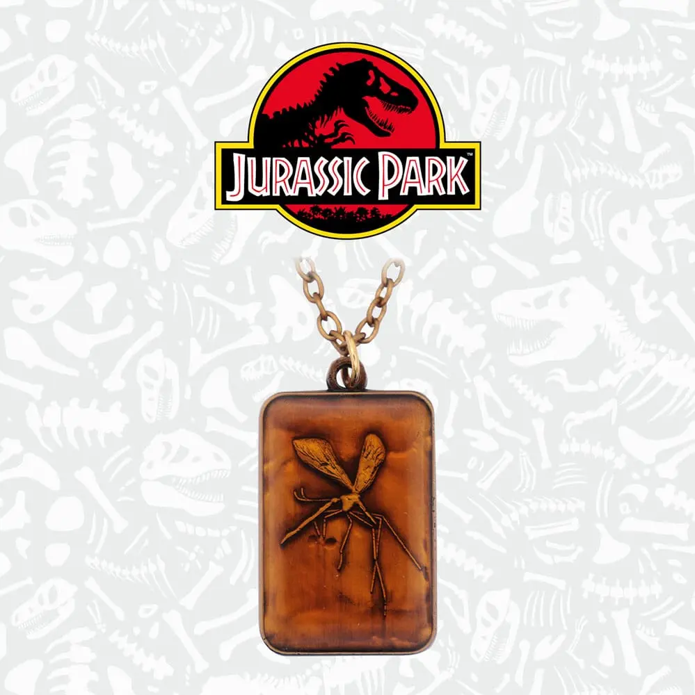 Jurassic Park replika ogrlica z amber obeskom Limited Edition fotografija izdelka