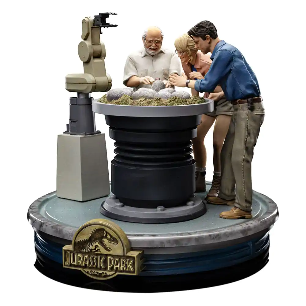 Jurassic Park Scale Statue 1/10 Dino Hatching 23 cm Kip fotografija izdelka