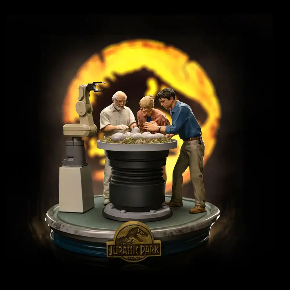 Jurassic Park Scale Statue 1/10 Dino Hatching 23 cm Kip fotografija izdelka
