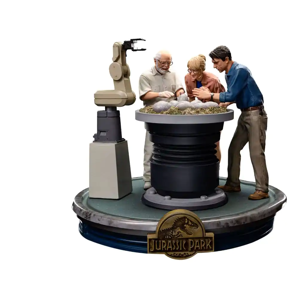 Jurassic Park Scale Statue 1/10 Dino Hatching 23 cm Kip fotografija izdelka