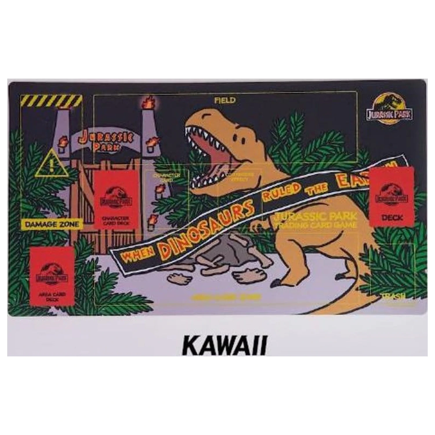 Jurassic Park TCG podloga za igranje Kawaii T-Rex 60 cm fotografija izdelka