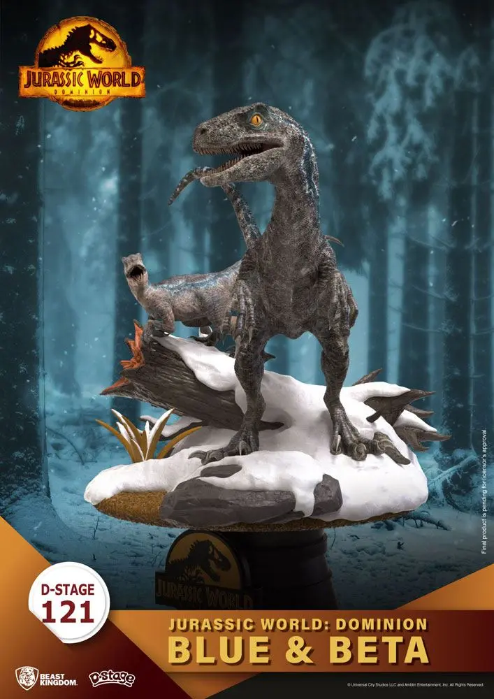 Jurassic World: Dominion D-Stage PVC Diorama Blue & Beta 13 cm fotografija izdelka