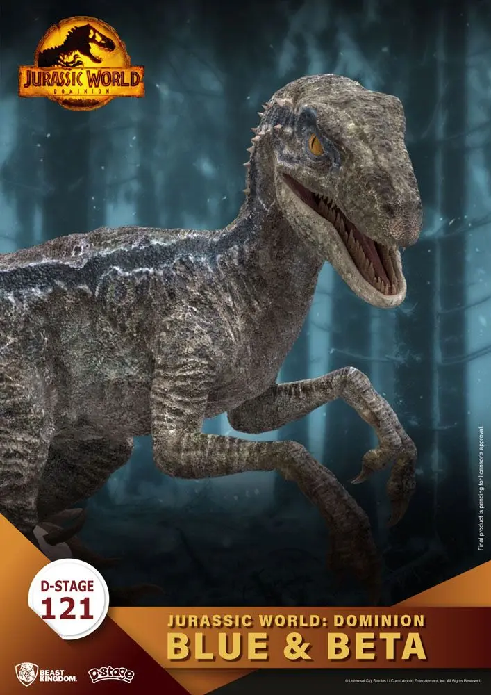 Jurassic World: Dominion D-Stage PVC Diorama Blue & Beta 13 cm fotografija izdelka