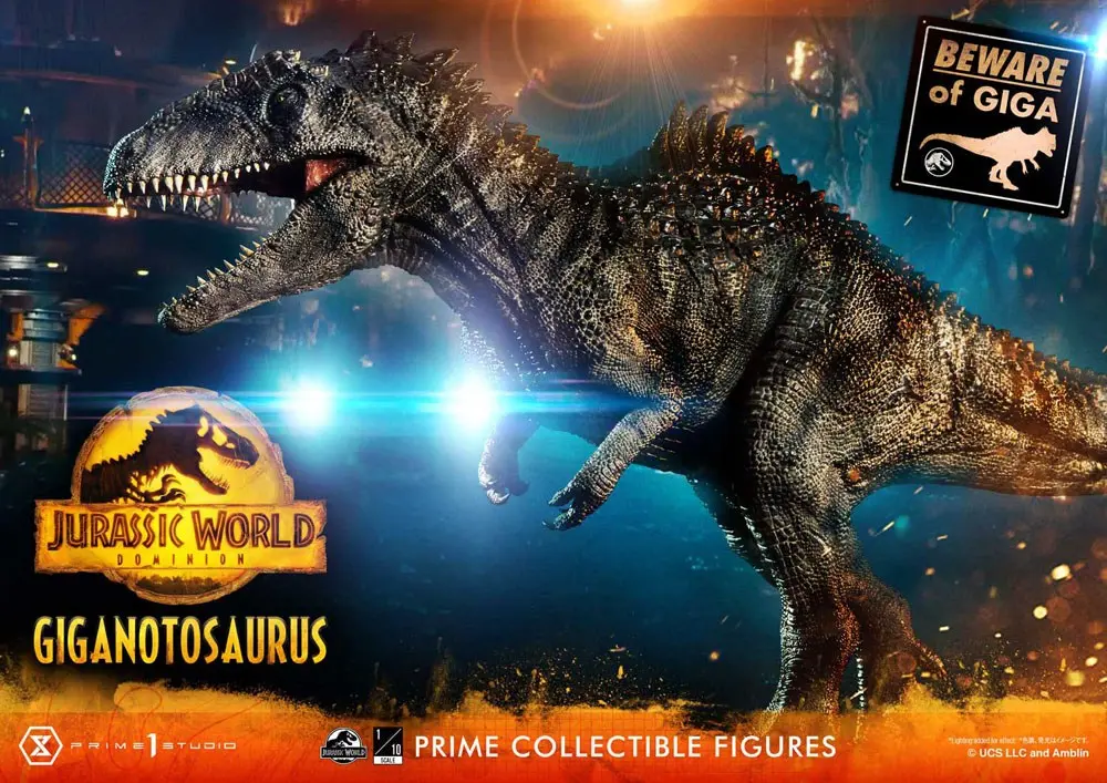 Jurassic World Dominion Prime Collectibles kip 1/38 Giganotosaurus igrača verzija 22 cm fotografija izdelka