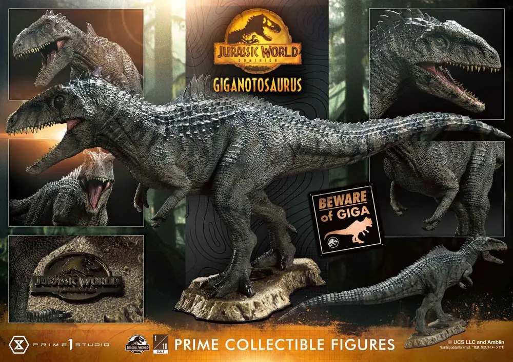 Jurassic World Dominion Prime Collectibles kip 1/38 Giganotosaurus igrača verzija 22 cm fotografija izdelka