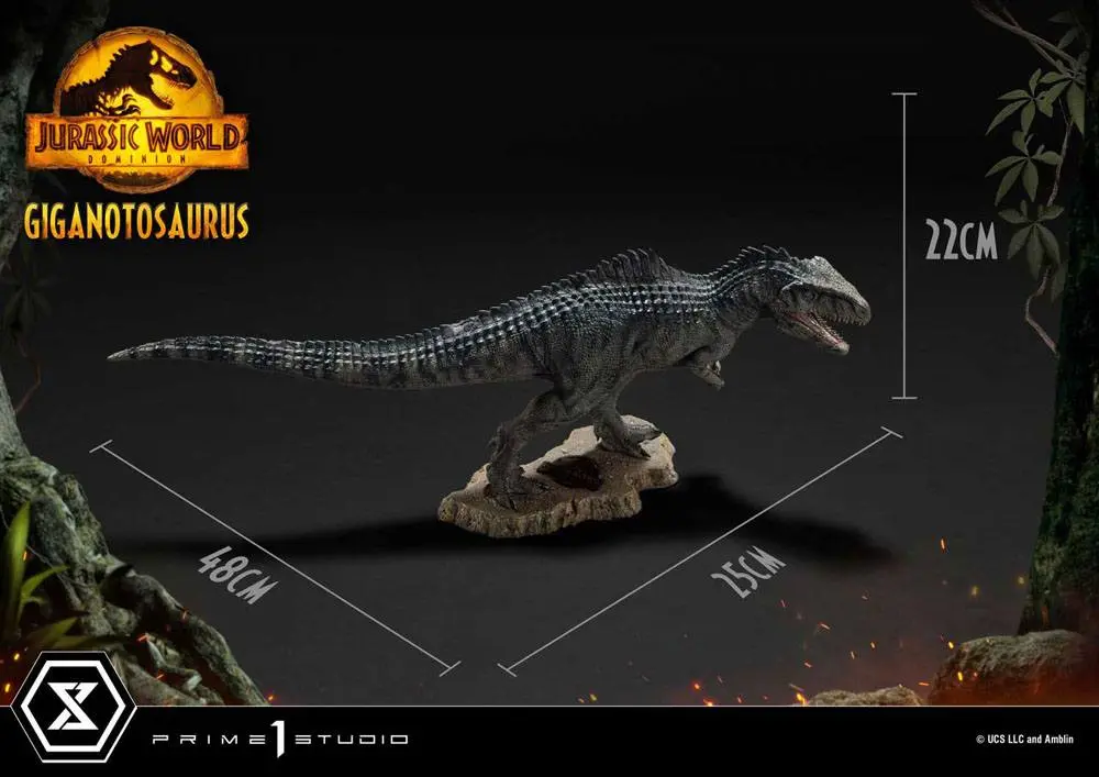 Jurassic World Dominion Prime Collectibles kip 1/38 Giganotosaurus igrača verzija 22 cm fotografija izdelka