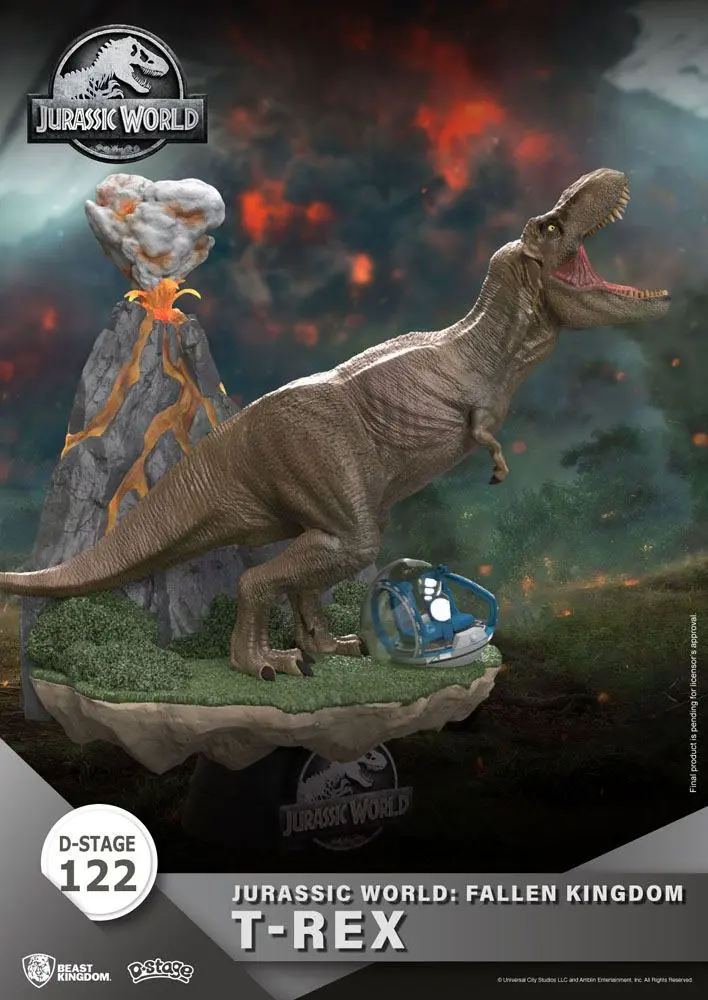 Jurassic World: Fallen Kingdom D-Stage PVC Diorama T-Rex 13 cm fotografija izdelka