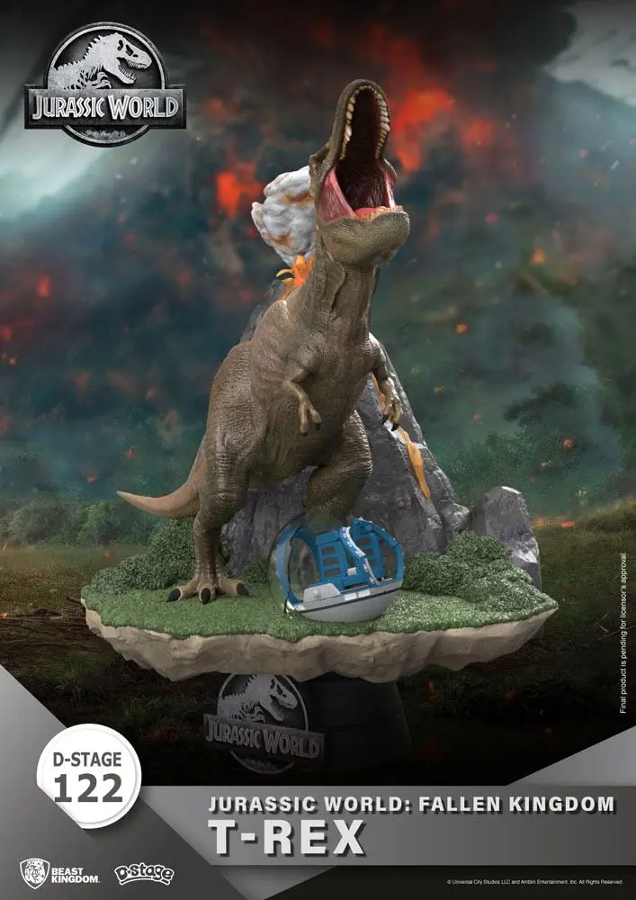 Jurassic World: Fallen Kingdom D-Stage PVC Diorama T-Rex 13 cm fotografija izdelka