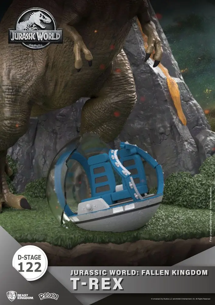 Jurassic World: Fallen Kingdom D-Stage PVC Diorama T-Rex 13 cm fotografija izdelka