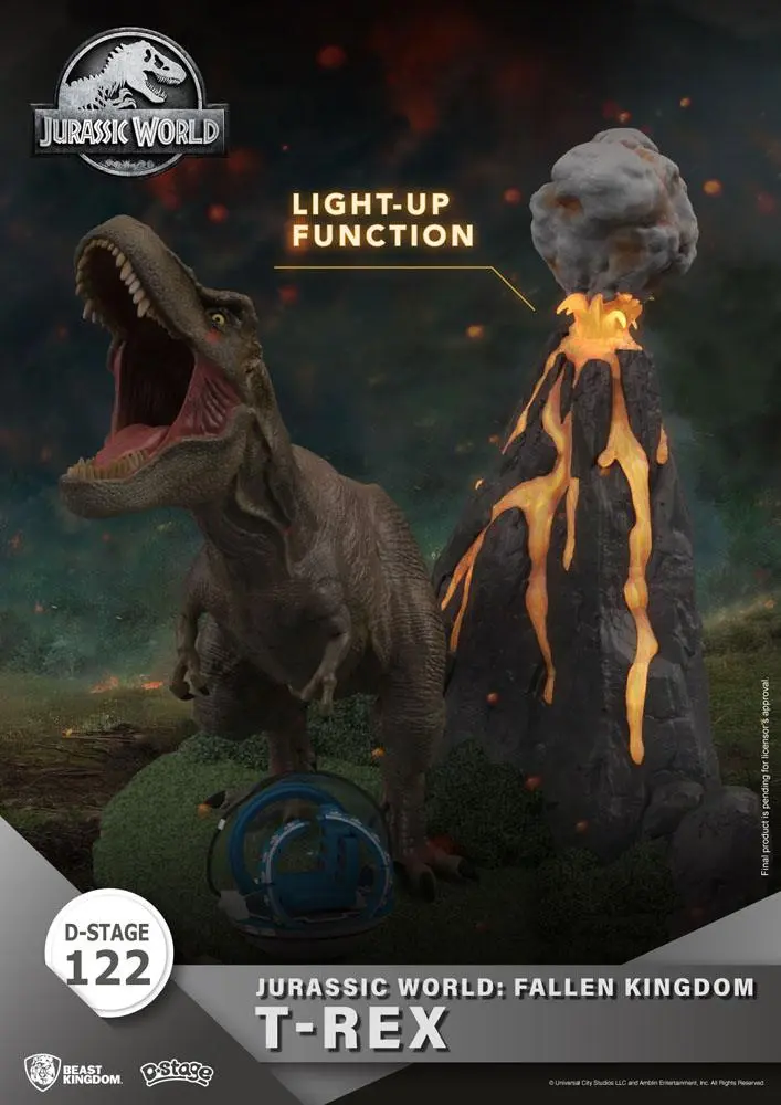 Jurassic World: Fallen Kingdom D-Stage PVC Diorama T-Rex 13 cm fotografija izdelka