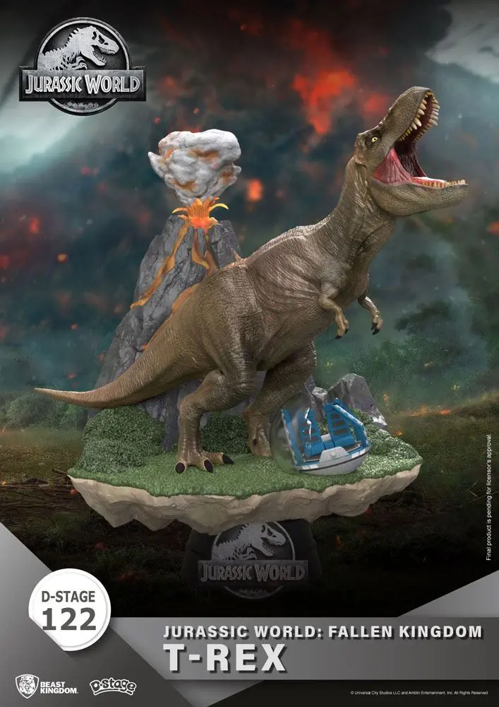 Jurassic World: Fallen Kingdom D-Stage PVC Diorama T-Rex 13 cm fotografija izdelka